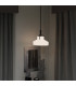 Quoizel Brecken Dome Pendant Ceiling Light Classic Old Bronze and Cased Opal glass Shade 2x E27-2