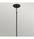 Quoizel Brecken Dome Pendant Ceiling Light Classic Old Bronze and faux Alabaster glass Shade 2x E27-5