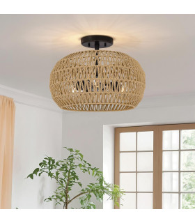 Quoizel Casablanca Semi Flush Ceiling Light Classic Palladian Bronze 3x E27-2