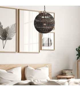 Quoizel Lindendale Spherical Pendant Ceiling Light Contemporary Western Bronze IP44 1x E27-2