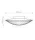 Quoizel Watkins Ceiling Light Tiffany Style Valiant Bronze Art Glass Shade 2x E27-3
