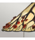 Quoizel Whispering Table Lamp Tiffany Style Valiant Bronze Art Glass Shade 2x E27-6
