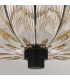 Quoizel Whitecap Ceiling Light Traditional Tinted Amber Glass Mottled Cocoa Brown 4x E14-4