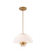 Staring Dome Pendant Ceiling Light Contemporary Distressed Gold 3x E14-1
