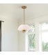 Staring Dome Pendant Ceiling Light Contemporary Distressed Gold 3x E14-2