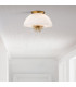 Staring Dome Pendant Ceiling Light Contemporary Distressed Gold 3x E14-4