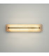 Albatre Modern 60cm Integrated LED Wall Lamp Brass 3000K 250lm White Shade-5