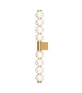 Amulet Modern Wall Lamp Gold 3000K 800lm Glass Shade-1
