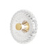 Amulet Round Modern 35cm Wall Lamp Gold 3000K 360lm Glass Shade-1