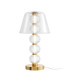 Amulet Modern Glass Table Lamp Gold 3000K 500lm Glass Shade-1