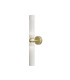 Antic Modern Up & Down Wall Lamp Gold 2xG9 White Shade-1