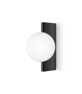 Avant-Garde Modern Globe Wall Lights Black 1xG9 White Shade-1
