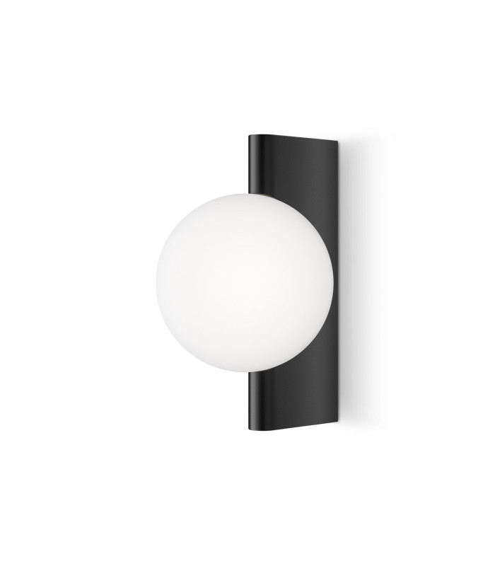 Avant-Garde Modern Globe Wall Lights Black 1xG9 White Shade-1