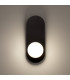 Bao Modern Globe Wall Lights Black 1xG9 White Shade-2