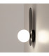 Bao Modern Globe Wall Lights Black 1xG9 White Shade-6