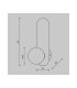 Bao Modern Globe Wall Lights Black 1xG9 White Shade-7
