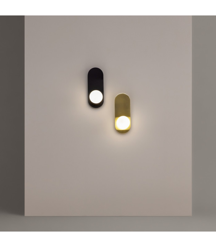 Bao Modern Globe Wall Lights Gold 1xG9 White Shade-4