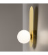 Bao Modern Globe Wall Lights Gold 1xG9 White Shade-6