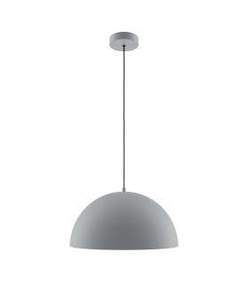 Basic Dome Modern 35cm Dome Pendant Ceiling Light Grey 1xE27-1
