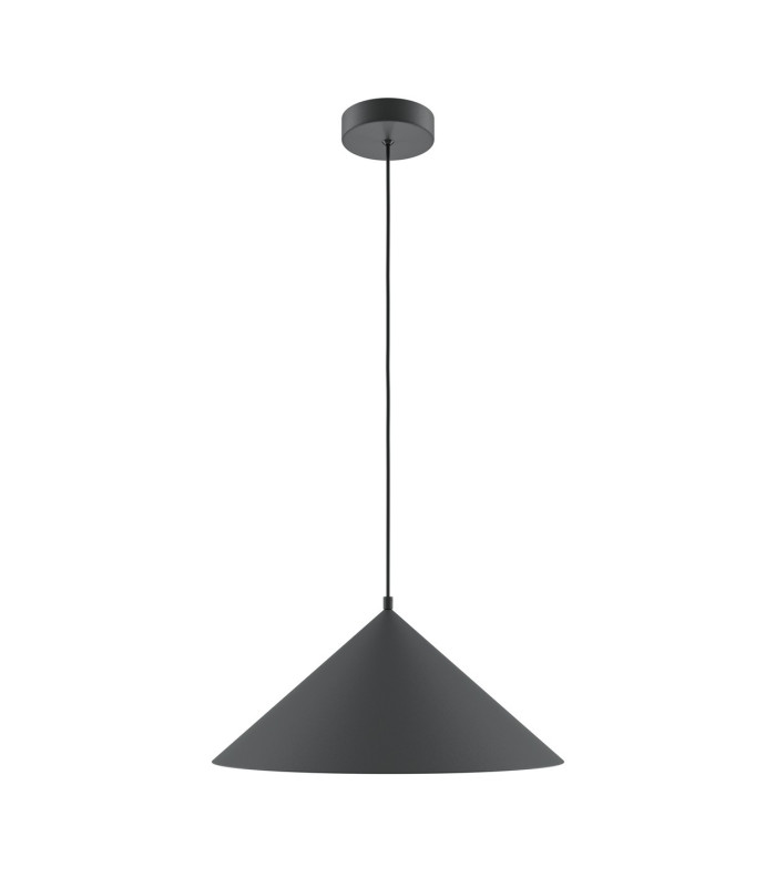 Basic Cone Modern 35cm Dome Pendant Ceiling Light Black 1xE27-1