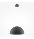 Basic Dome Modern 35cm Dome Pendant Ceiling Light Black 1xE27-1