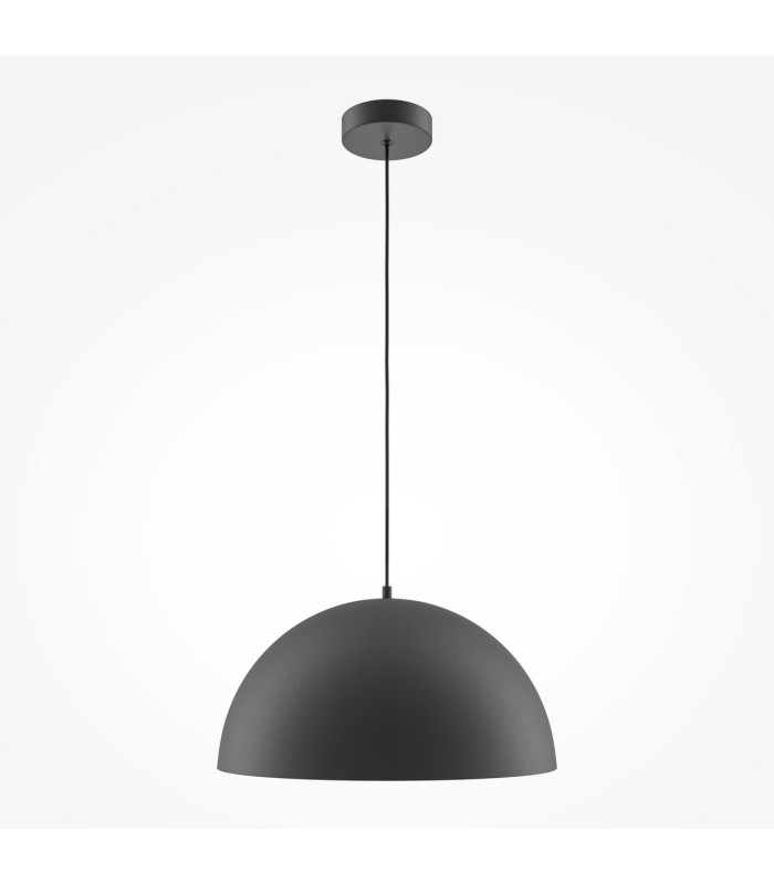 Basic Dome Modern 35cm Dome Pendant Ceiling Light Black 1xE27-1