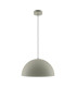 Basic Dome Modern 35cm Dome Pendant Ceiling Light Khaki 1xE27 Grey Shade-1
