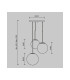 Basic Form Modern Cluster Pendant Ceiling Light Gold 3xE14 White Shade-3