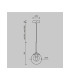 Basic Form Modern 15cm Globe Pendant Ceiling Light Gold 1xG9 Glass Shade-3