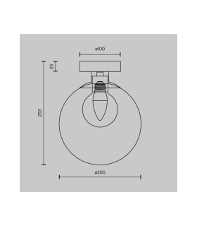 Basic Form Modern 20cm Globe Wall Lights Gold 1xG9 Glass Shade-3