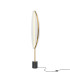 Breeze Modern LED Integrated Floor Lamp Dimmable Brass 3000K 1980lm Acrylic Shade-1