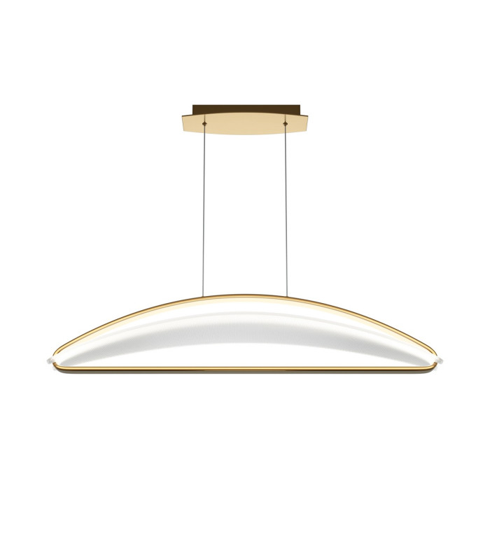 Breeze Modern Bar Pendant Ceiling Light Brass 3000K 2040lm Acrylic Shade-1