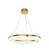 Breeze Modern Pendant Ceiling Light Brass 3000K 2700lm Acrylic Shade-1