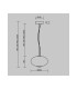 Bruma Modern Flat Globe Pendant Ceiling Light Dimmable Chrome 2700K 1500lm White Shade-3
