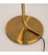 Cabaret Modern Floor Lamp Brass 3000K 850lm Glass Shade-5