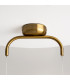 Cabaret Modern Pendant Ceiling Light Brass 3000K 850lm Glass Shade-5