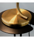 Cabaret Modern Integrated LED Table Lamp Brass 3000K 850lm Glass Shade-5