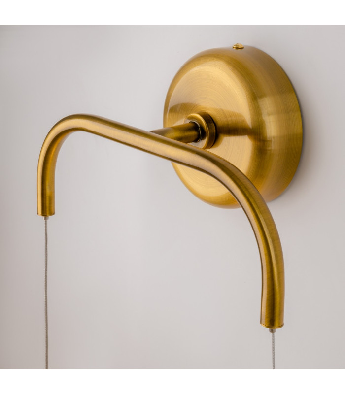 Cabaret Hanging Modern Wall Lamp Brass 3000K 850lm Glass Shade-5