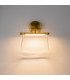Cabaret Modern Wall Lamp Brass 3000K 850lm Glass Shade-4