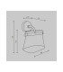 Cabaret Modern Wall Lamp Brass 3000K 850lm Glass Shade-6