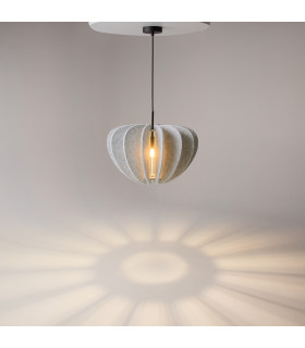 Cambio Modern Pendant Ceiling Light Black 1xE27 Silver Shade-2
