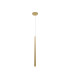 Cascade Modern Slim Pendant Ceiling Light Brass 700lm 1xLED-1