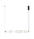 Cosmo Modern Bar Pendant Ceiling Light Black 3000K 4800lm Glass Shade-1