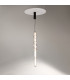 Cosmo Modern Bar Pendant Ceiling Light Black 3000K 4800lm Glass Shade-4