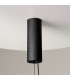 Cosmo Modern Bar Pendant Ceiling Light Black 3000K 4800lm Glass Shade-5