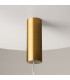 Cosmo Modern Bar Pendant Ceiling Light Brass 3000K 4800lm Glass Shade-5