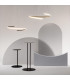 Curve Modern Pendant Ceiling Light Brass 2100lm White Shade-3