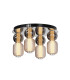 Drop Modern Globe Ceiling Light Chrome 3000K 7000lm Colorful Shade-1