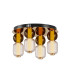 Drop Modern Globe Ceiling Light Gold 3000K 7000lm Colorful Shade-1