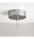 Drop Modern Slim Pendant Ceiling Light Chrome 3000K 2000lm Colorful Shade-5